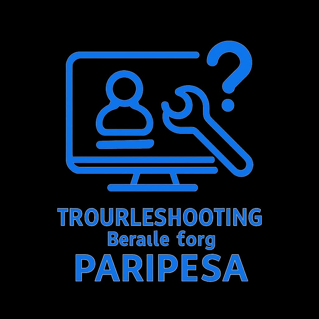 Minimal icon representing Paripesa login troubleshooting.